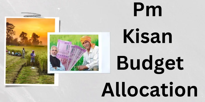 PM Kisan Budget Allocation