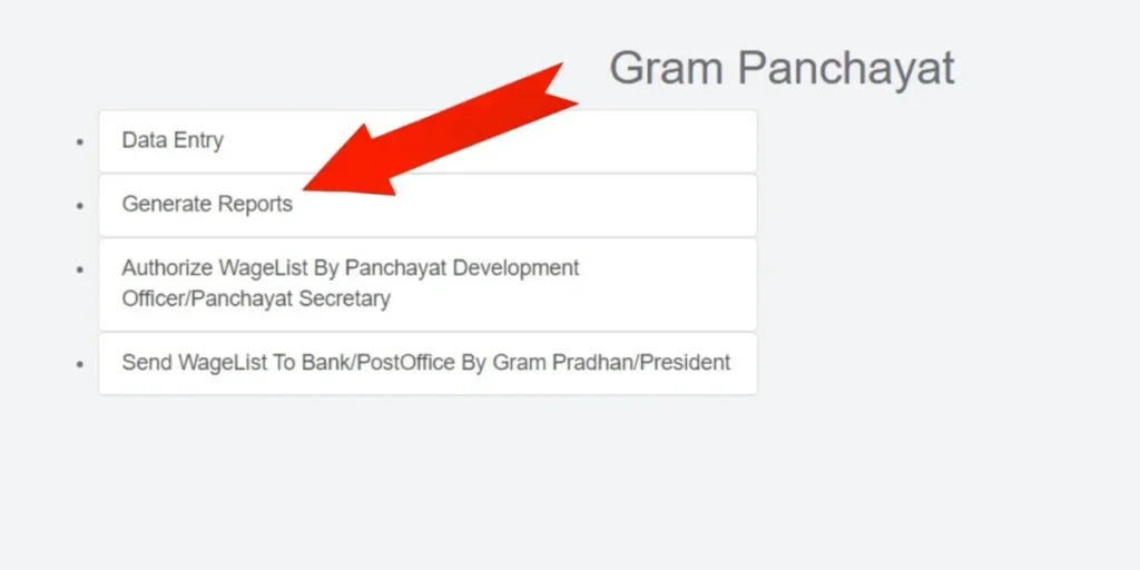 mgnrega generate reports